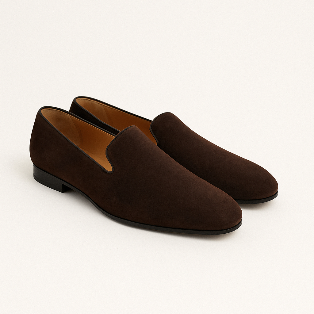Men's Brown Suede Loafers – Cole Clothing