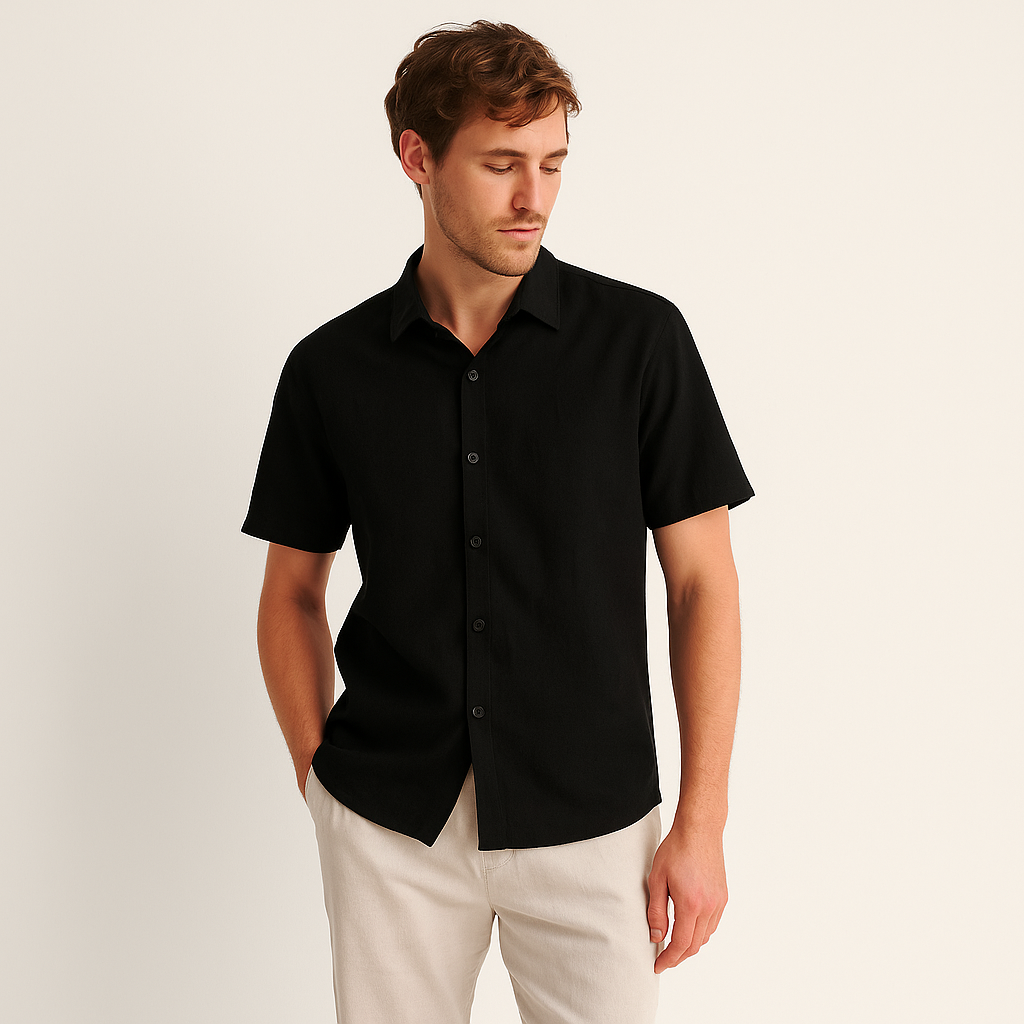 Men's Classic Shirt – Summer Short Sleeve Top-Cole Clothing