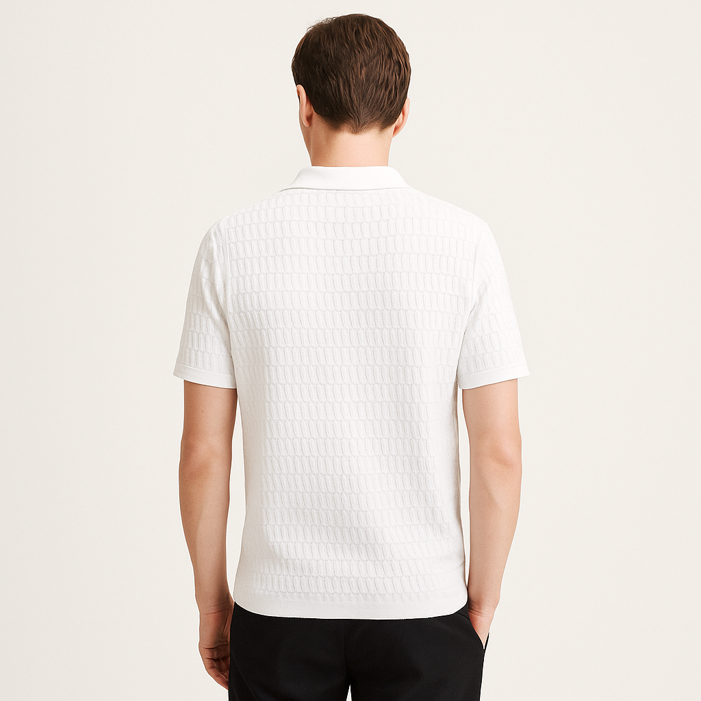 Men's Lapel Polo Shirt – Classic Fit, Summer Top-Cole Clothing-Cole Clothing