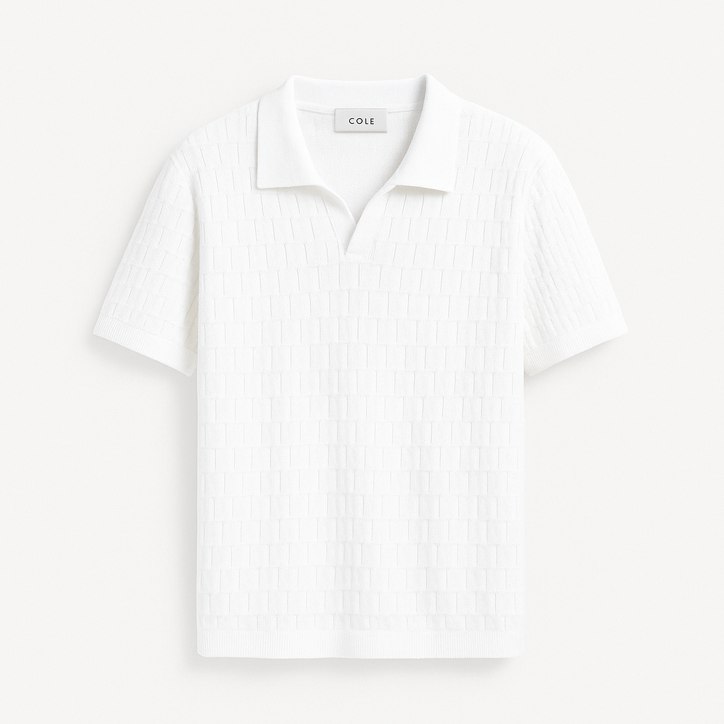 Men's Lapel Polo Shirt – Classic Fit, Summer Top-Cole Clothing-Cole Clothing