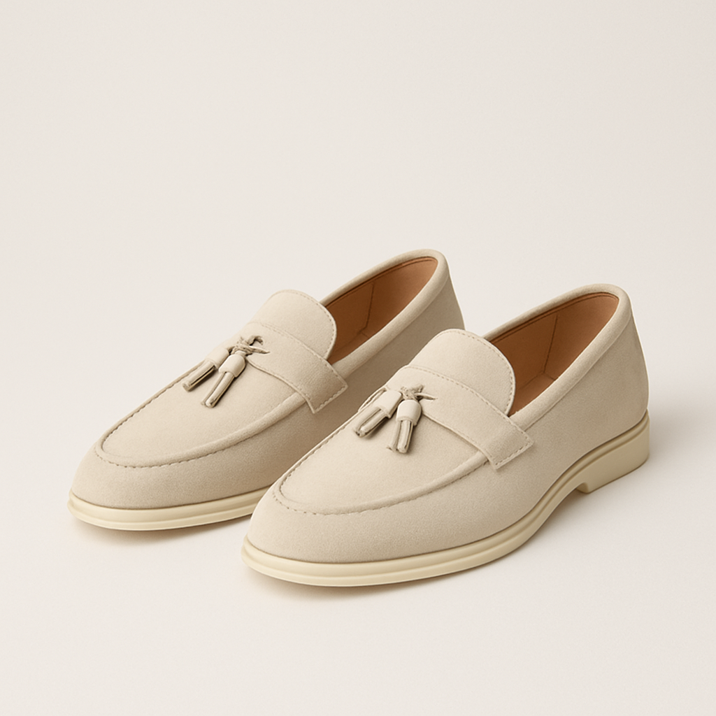 Men’s Summer Tassel Loafers in Velvet – Cole Clothing