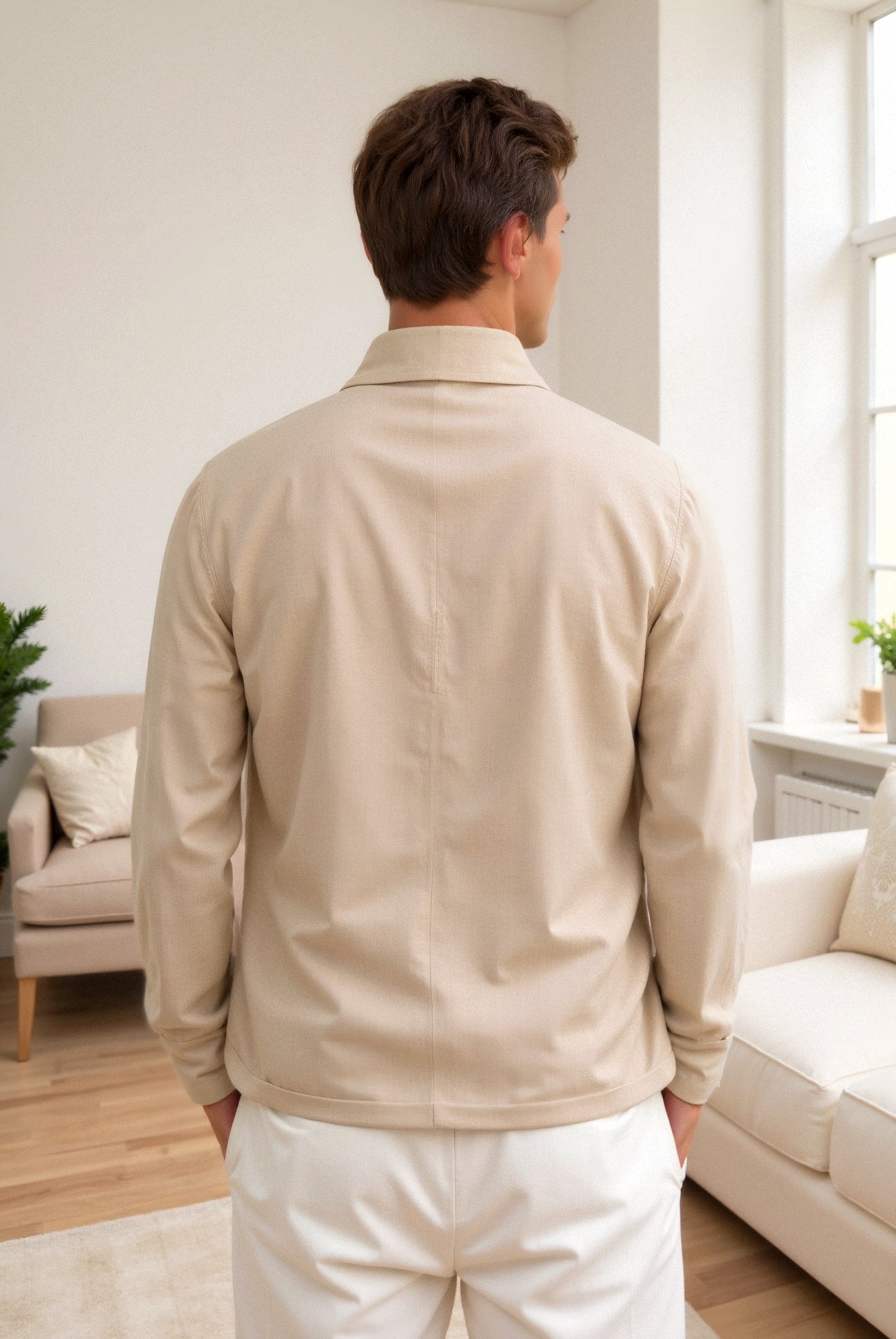 Old Money Men's Casual Versatile Suit Jacket with Suit Collar-Cole Clothing-Cole Clothing