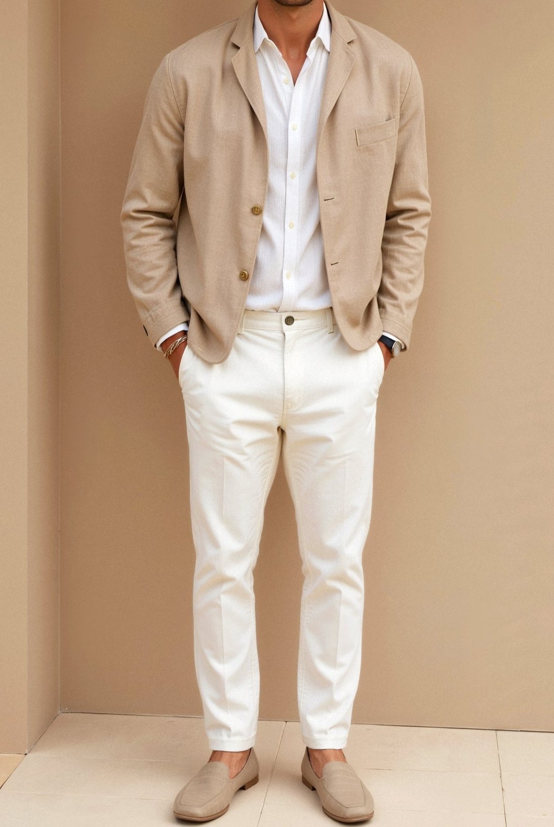 Old Money Men's Casual Versatile Suit Jacket with Suit Collar-Cole Clothing-Cole Clothing