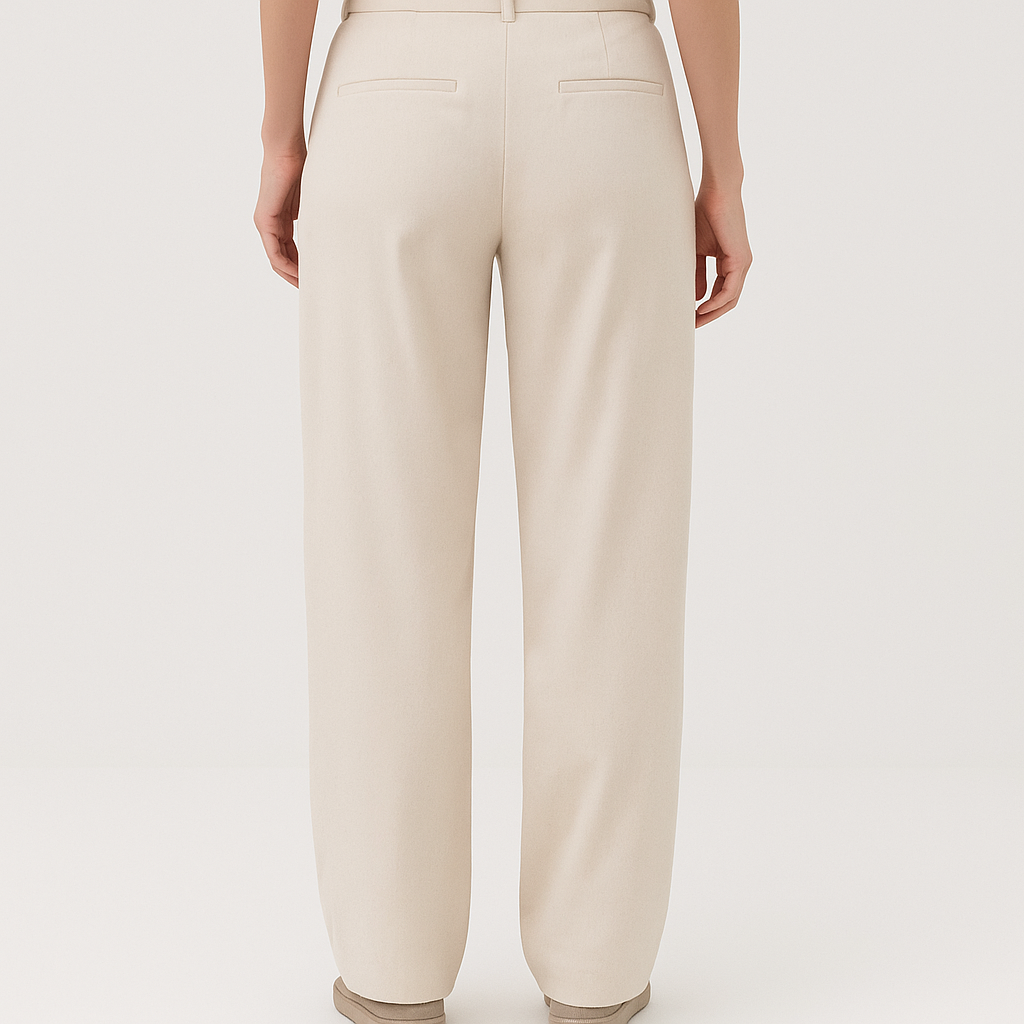 Women's High-Waisted Pleated Trousers –Cole Clothing