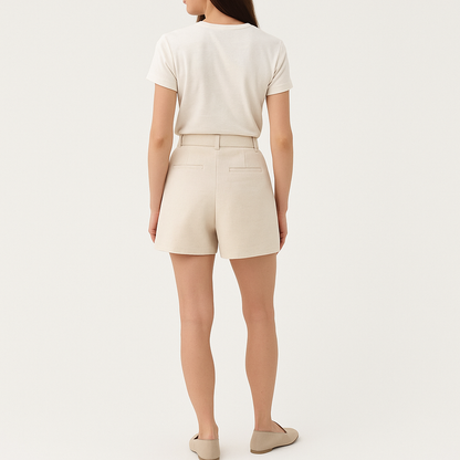 Women's High Waist Cotton Button-Cole Clothing