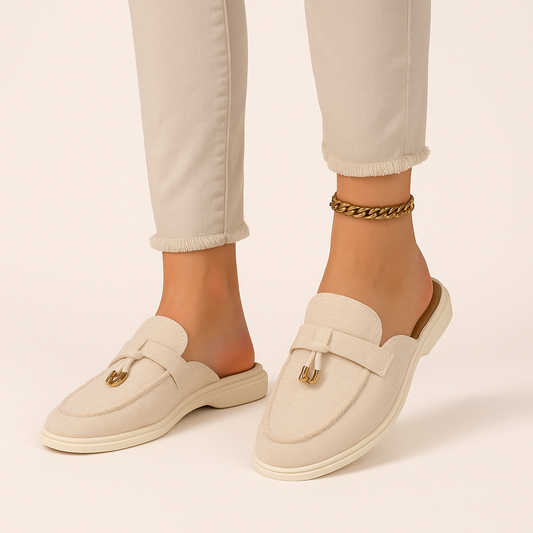 Women's Slip-On Closed Toe Flat Sandals – Cole Clothing